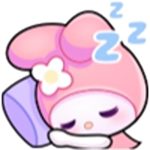 😴 Эмодзи «My Melody Emoji Pack» для Telegram