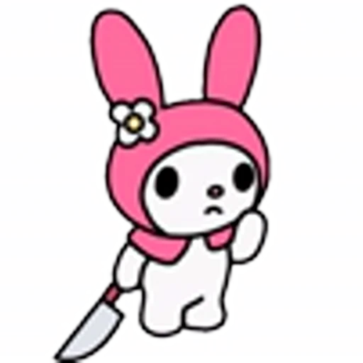 🔪 Эмодзи «My Melody Emoji Pack» для Telegram