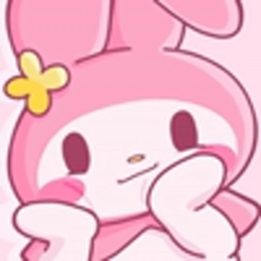 😶 Эмодзи «My Melody Emoji Pack» для Telegram