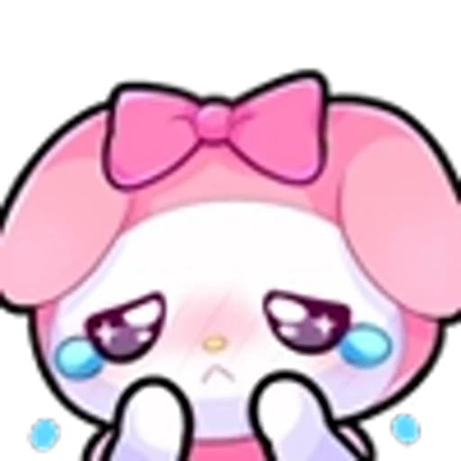 😭 Эмодзи «My Melody Emoji Pack» для Telegram
