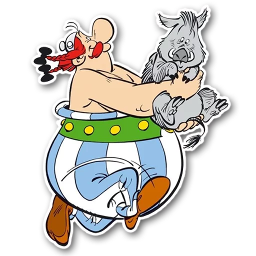 🤤 Стикер «obelix» для Telegram