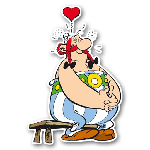 ❤ Стикер «obelix» для Telegram