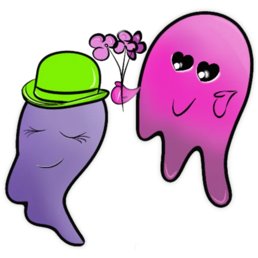 😍 Стикер «PinkGhost» для Telegram