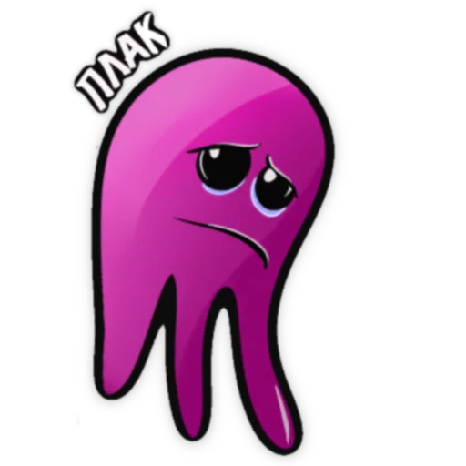 😢 Стикер «PinkGhost» для Telegram