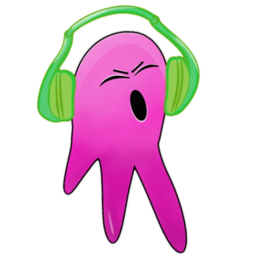 🎧 Стикер «PinkGhost» для Telegram