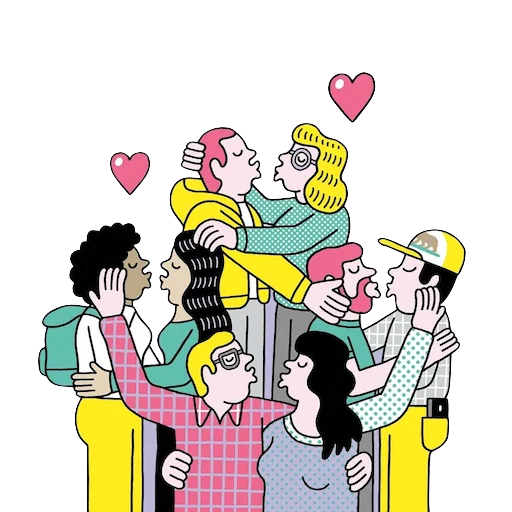 😉 Стикер «polyamore» для Telegram