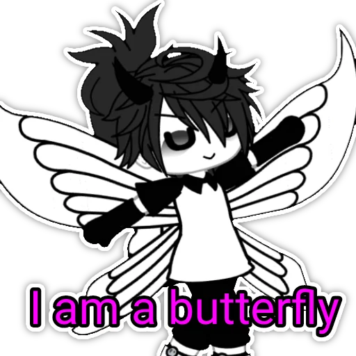 🦋 Стикер «Саша ¬>¬» для Telegram