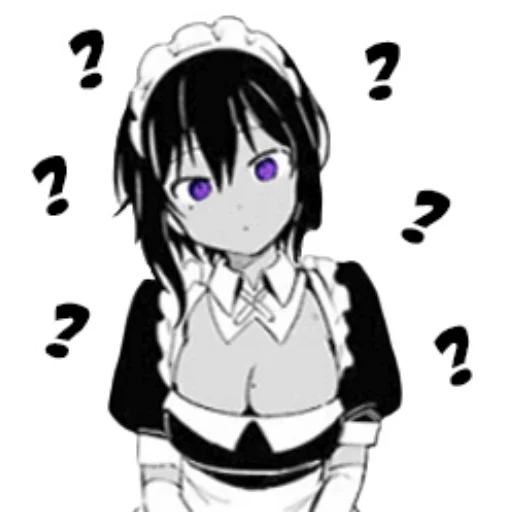❓ Стикер «My Recently Hired Maid Is Suspicious» для Telegram