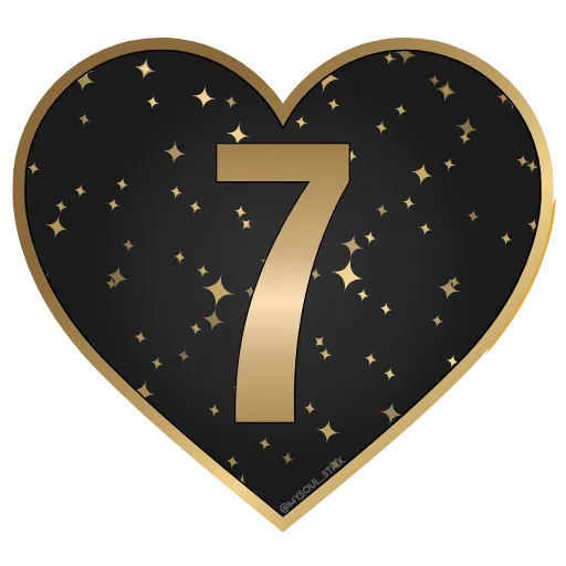 🖤 Стикер «Golden Dust Font» для Telegram