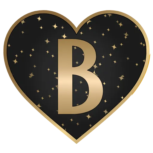 🖤 Стикер «Golden Dust Font» для Telegram