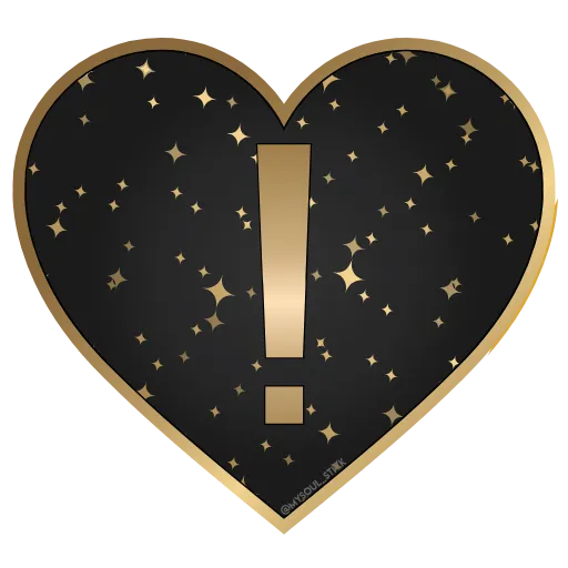 ❕ Стикер «Golden Dust Font» для Telegram
