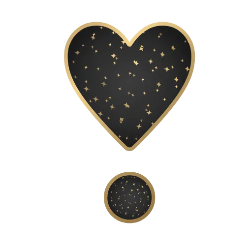 ❣️ Стикер «Golden Dust Font» для Telegram