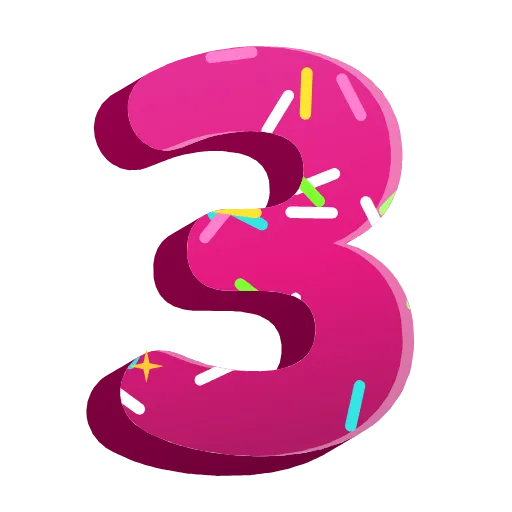 3️⃣ Стикер «Bithday Party» для Telegram