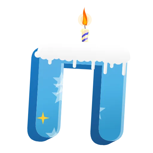 🔠 Эмодзи «Праздничные буквы с днём рождения» для Telegram
