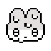 😣 Эмодзи «mysterious rabbit» для Telegram