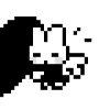 🖤 Эмодзи «mysterious rabbit» для Telegram