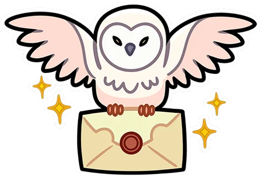 🤩 Стикер «Мистический шёпот без» для Telegram