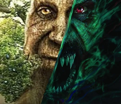👹 Стикер «mystical tree» для Telegram