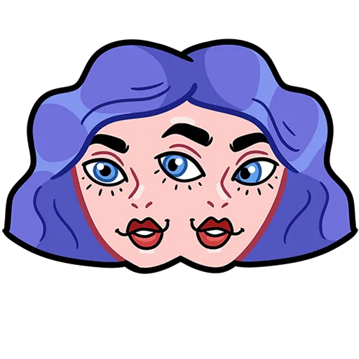 🎭 Стикер «Мистический шепот без текста» для Telegram