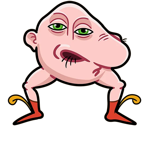 🤪 Стикер «Мистический шепот без текста» для Telegram