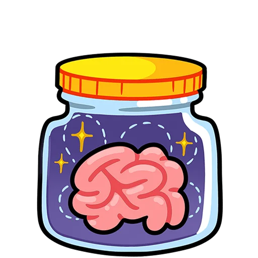 🧠 Стикер «Мистический шепот без текста» для Telegram