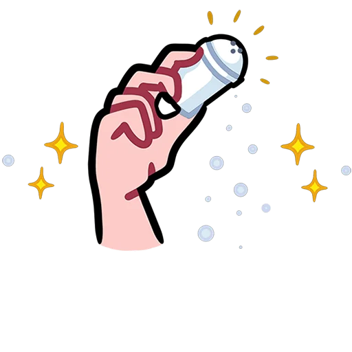 🧂 Стикер «Мистический шепот без текста» для Telegram