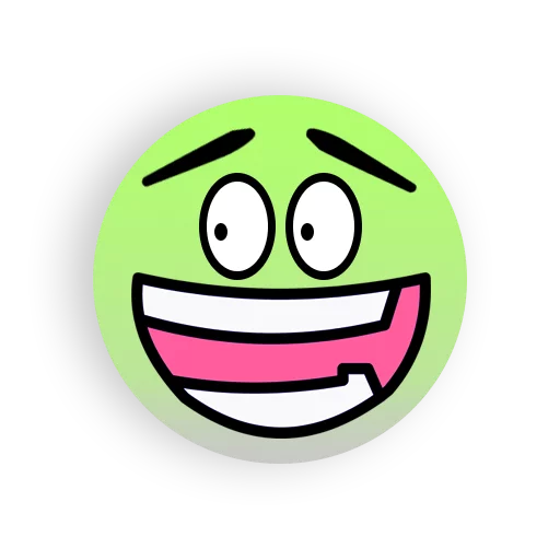 😆 Стикер «Strange faces» для Telegram