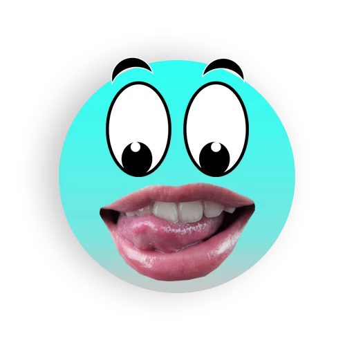 😋 Стикер «Strange faces» для Telegram