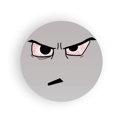 😠 Стикер «Strange faces» для Telegram
