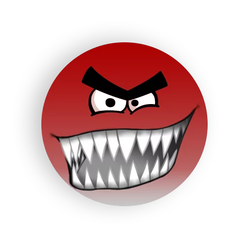 😡 Стикер «Strange faces» для Telegram