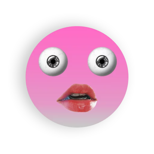 😳 Стикер «Strange faces» для Telegram