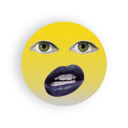🤔 Стикер «Strange faces» для Telegram