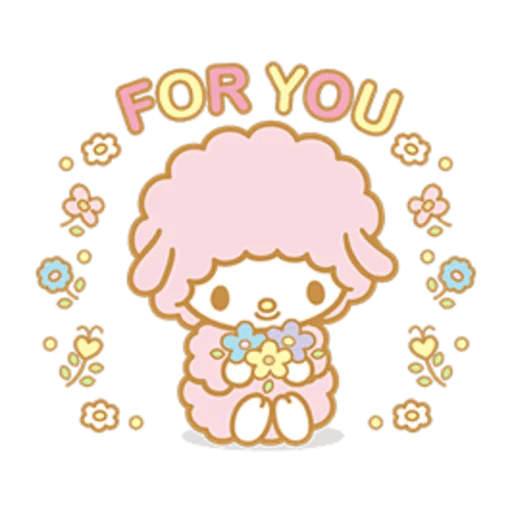🌼 Стикер «My sweet piano» для Telegram