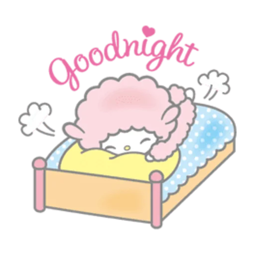 😴 Стикер «My sweet piano» для Telegram