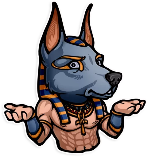 🥱 Стикер «Myths and Legends» для Telegram