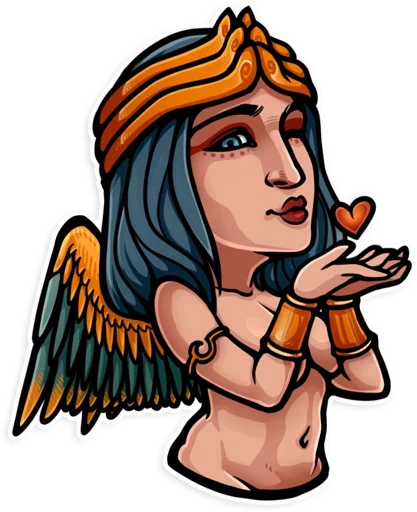 😪 Стикер «Myths and Legends» для Telegram