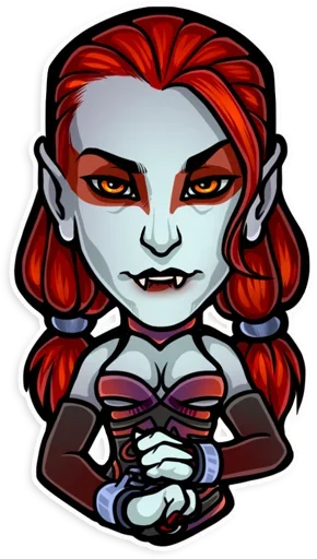 😑 Стикер «Myths and Legends» для Telegram