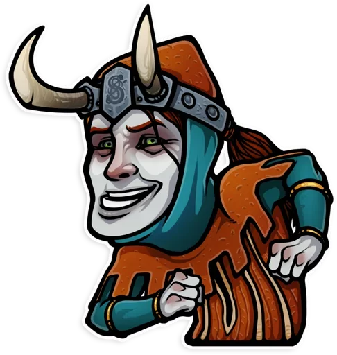 😲 Стикер «Myths and Legends» для Telegram