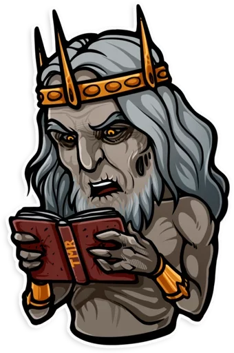 😮 Стикер «Myths and Legends» для Telegram