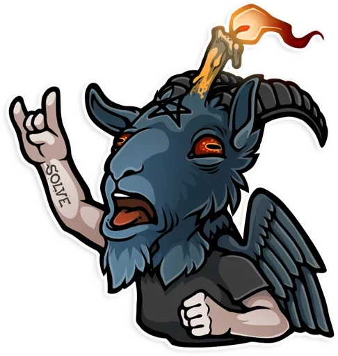 😑 Стикер «Myths and Legends» для Telegram