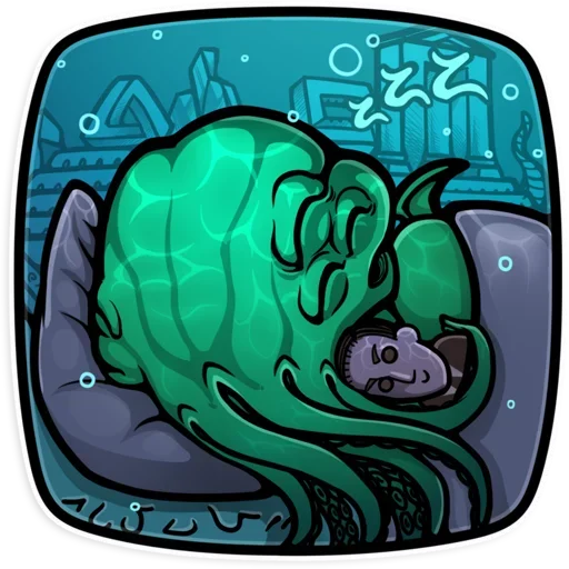 😑 Стикер «Myths and Legends» для Telegram