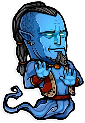 😮 Стикер «Myths and Legends» для Telegram