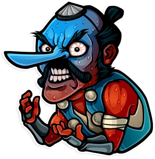 😐 Стикер «Myths and Legends» для Telegram