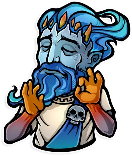 😮 Стикер «Myths and Legends» для Telegram