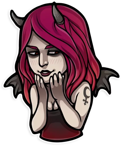 😪 Стикер «Myths and Legends» для Telegram