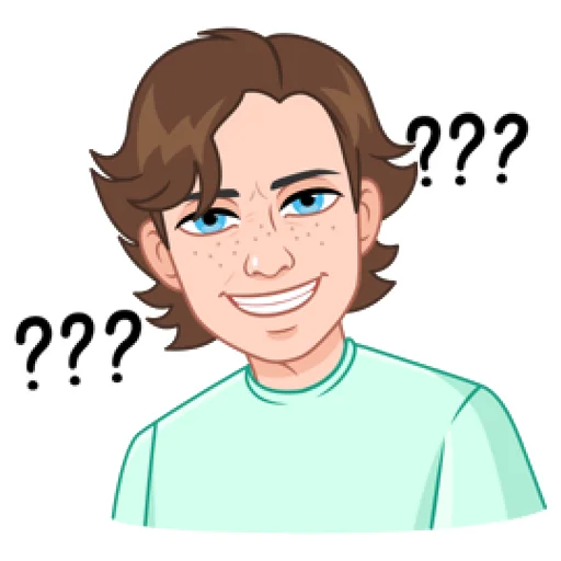 ❔ Стикер «Мой vmoji но это Дим-Димыч» для Telegram