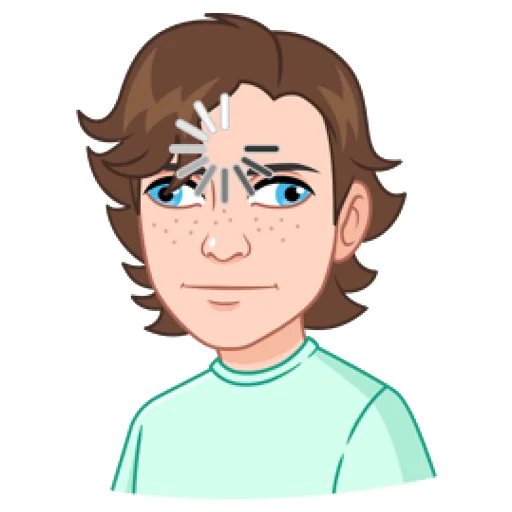 😐 Стикер «Мой vmoji но это Дим-Димыч» для Telegram