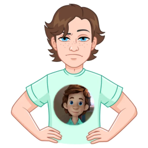 🤨 Стикер «Мой vmoji но это Дим-Димыч» для Telegram