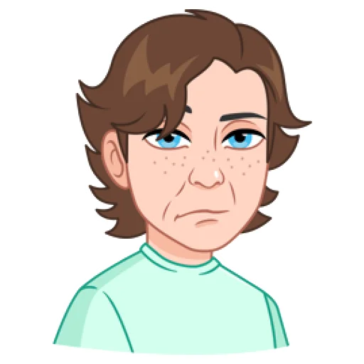 😐 Стикер «Мой vmoji но это Дим-Димыч» для Telegram