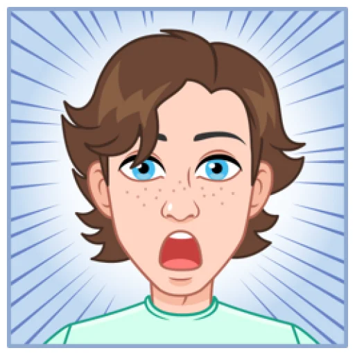 😯 Стикер «Мой vmoji но это Дим-Димыч» для Telegram